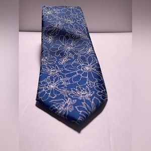 Banana Republic Blue Floral Lace Tie